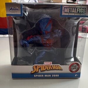 Marvel Spider-Man 2099 Metalfigs Die-Cast Figure - Blue and Red